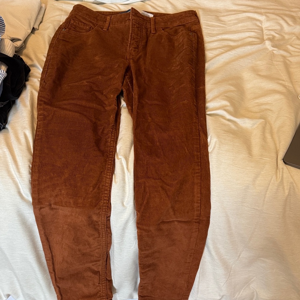 Old Navy Women's Brown Corduroy Skinny Pants